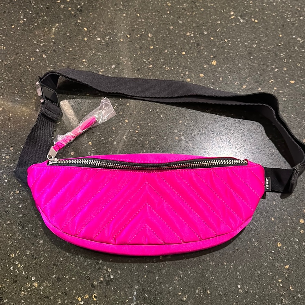 Athleta Pink Belt Bag brand new